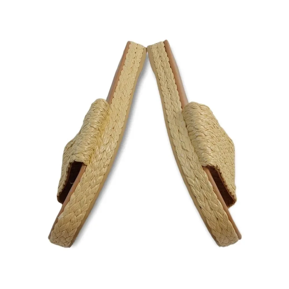 Universal Thread Women's Mardi Raffia Platform Sandals Size 11. - Picture 4 of 11